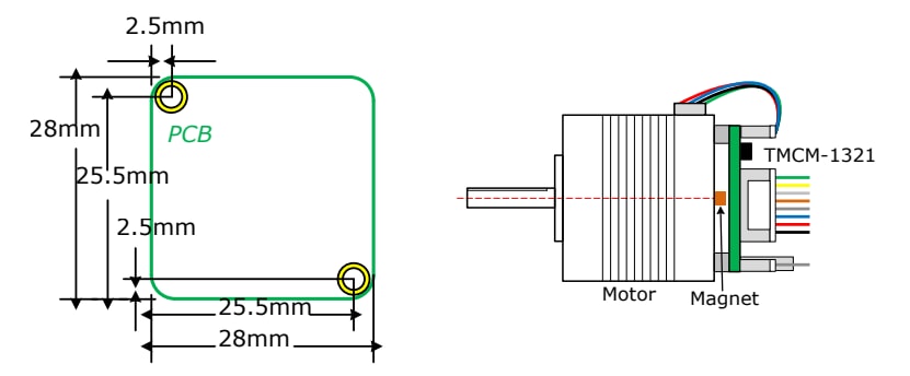 Schaltungsanordnung - Analog Devices / Maxim Integrated TMCM-1321 Einachsen-Regler/-Treiber